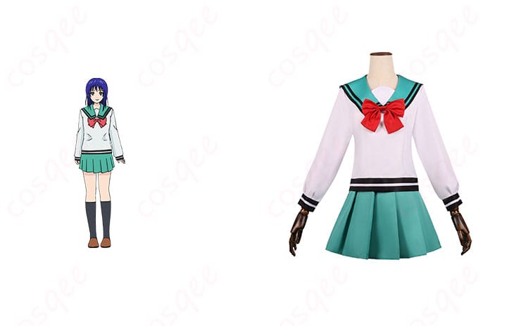 斉Ψ 照橋心美 制服コスプレ衣装 正面×キャラクター比較ショット|原作再現度チェック