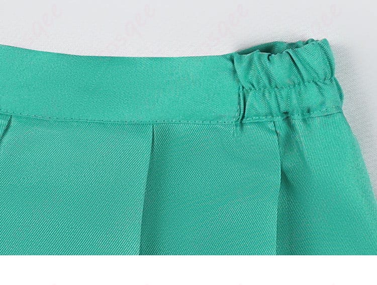 斉Ψ 照橋心美 コスプレ衣装 スカート結び目ディテール|美脚強調