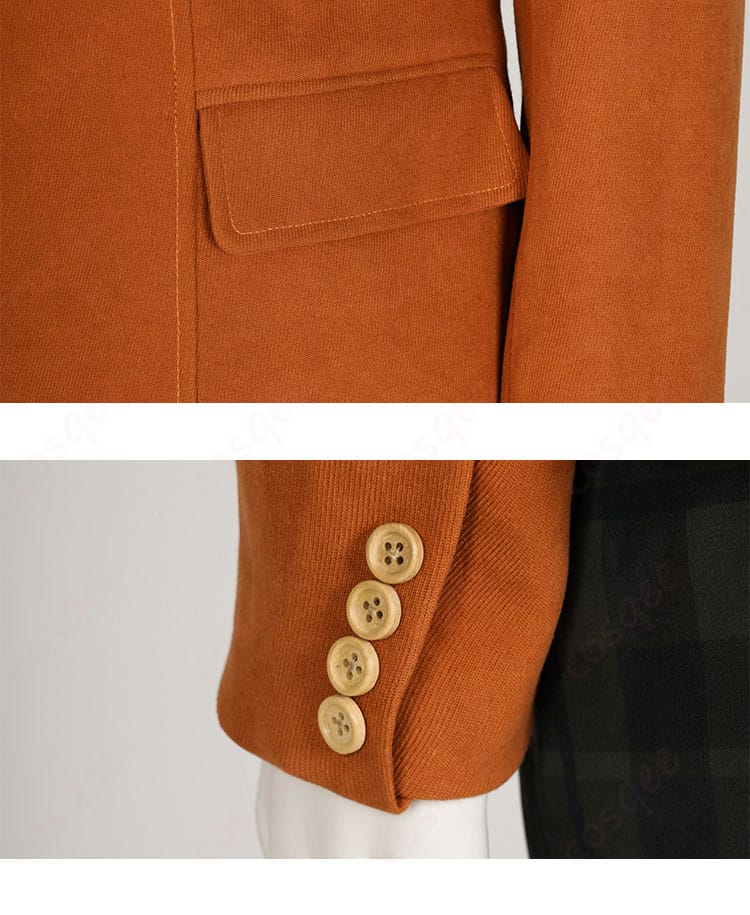 アシュリー・グラハム コート 袖&ポケットディテール|丁寧ステッチで耐久性抜群