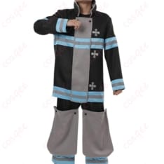 炎炎ノ消防隊 森羅日下部 コスプレ衣装 第8隊風で動きやすく撮影映えする一着 - 1枚目の画像（サムネイル）