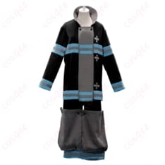 炎炎ノ消防隊 森羅日下部 コスプレ衣装 第8隊風で動きやすく撮影映えする一着 - 2枚目の画像（サムネイル）