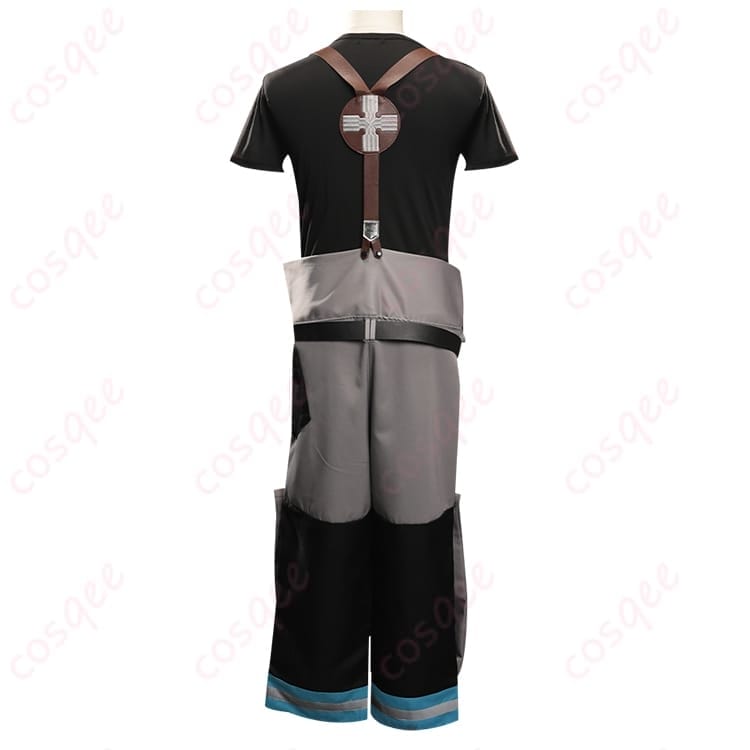炎炎ノ消防隊 森羅日下部 コスプレ衣装 第8隊風で動きやすく撮影映えする一着 - 5枚目の画像