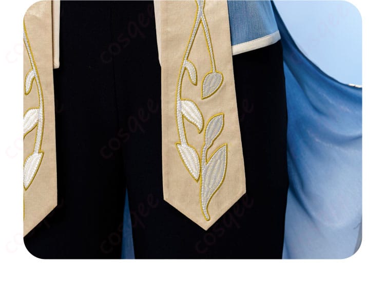 乱凪砂 コスプレ衣装 シークレットスカイ 裾ライン装飾ディテール 華やかさ演出