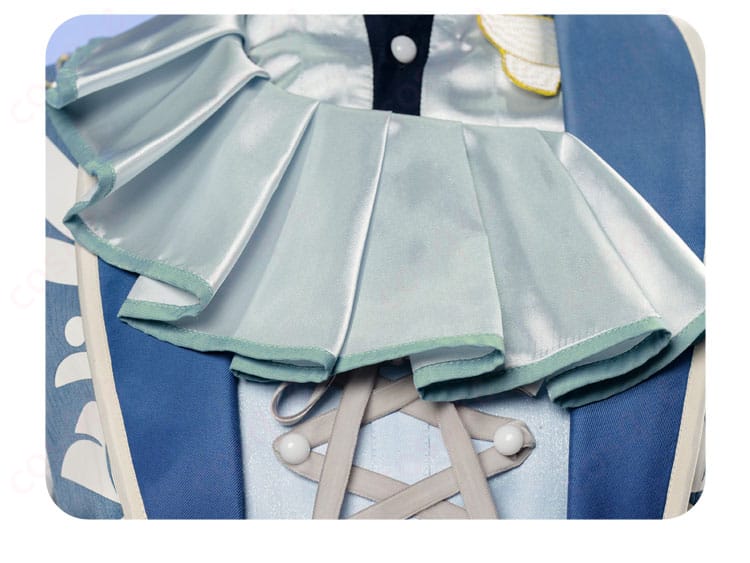 シークレットスカイ 乱凪砂 コスプレ衣装 マフラー装飾ディテール 高級感アップ