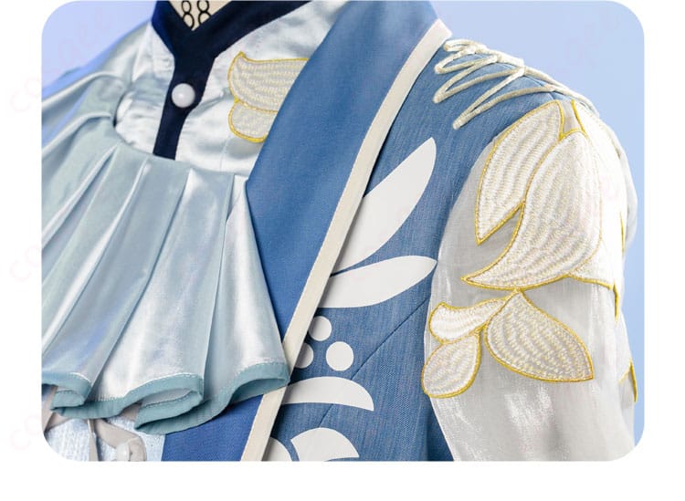 乱凪砂 シークレットスカイ コスプレ衣装 肩袖刺繍ディテール 細部チェック