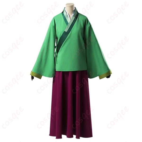 薬屋のひとりごと 猫猫 コスプレ衣装 中華風の上品配色で写真映えする軽やかな着心地