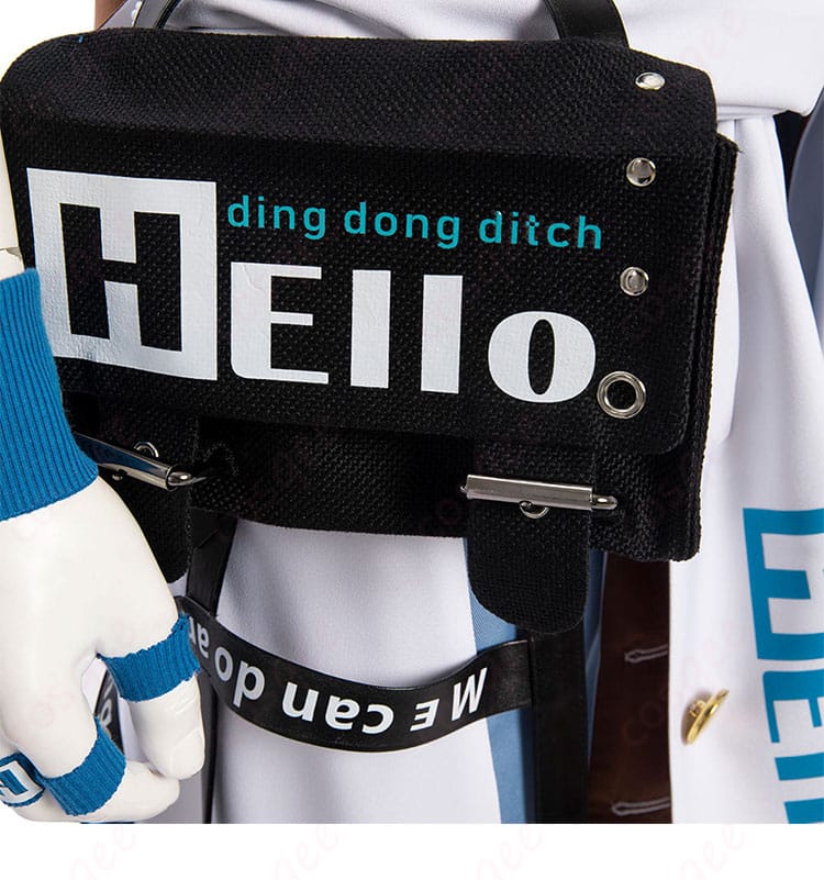 ギルティギア ストライヴ シン=キスク コスプレ衣装 ポーチ装飾詳細写真|本格派の質感でリアルな仕上がり