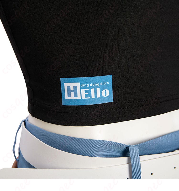 ギルティギア ストライヴ シン=キスク コスプレ衣装 腰部装飾のアップ|ベルトとバックルの高品質仕上げ