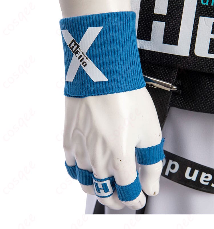 ギルティギア ストライヴ シン=キスク コスプレ衣装 グローブディテール|手元まで抜かりない作り込み