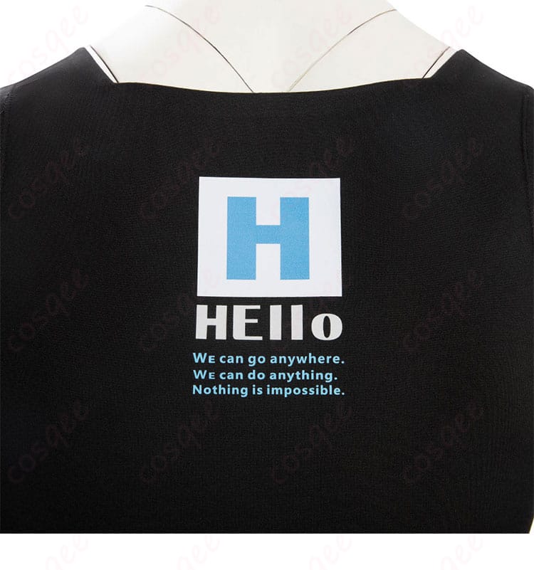 ギルティギア ストライヴ シン=キスク コスプレ衣装 背部装飾詳細写真|立体感のあるデザインで存在感アップ