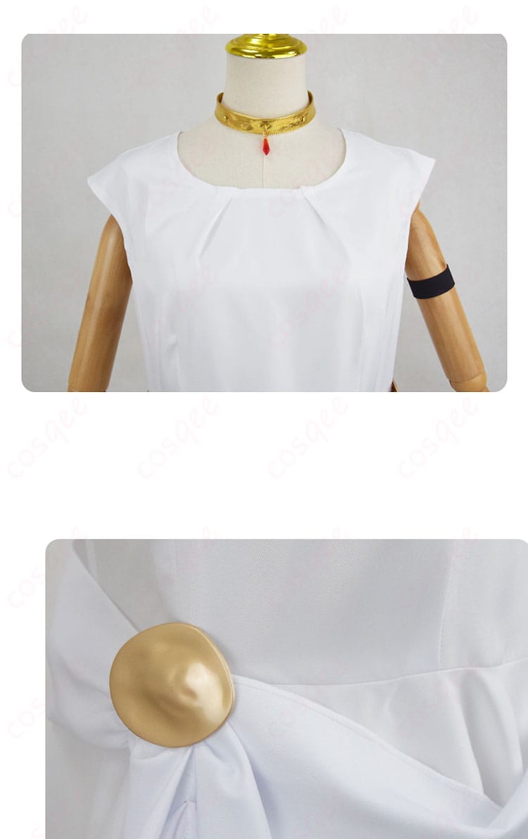 葬送のフリーレン フランメ コスプレ衣装 装飾ディテールアップ|刺繍と小物の質感確認