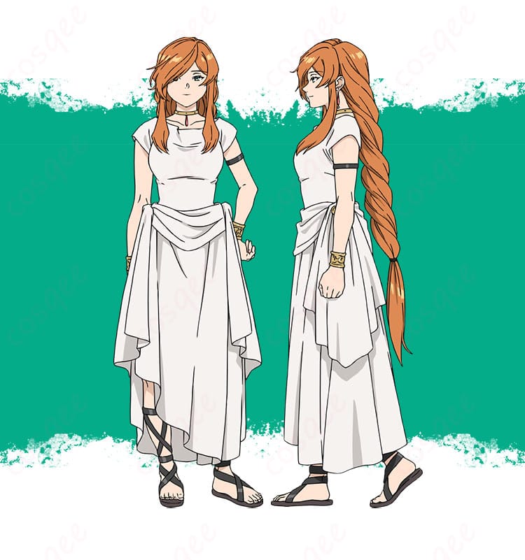 葬送のフリーレン フランメ コスプレ衣装 正面・側面着用イメージ写真|忠実再現シルエットをチェック