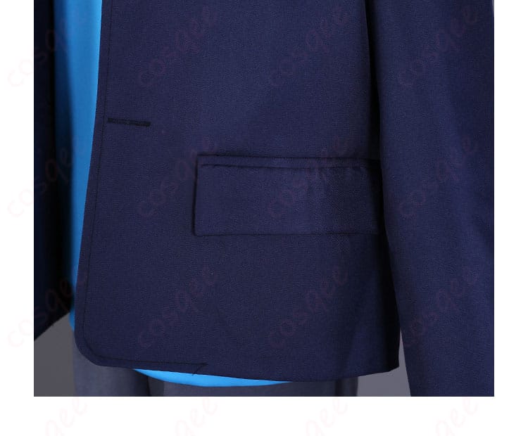 麻中蓬 コスプレ衣装 外套ボタン細部アップ 高品質メタルパーツで映える