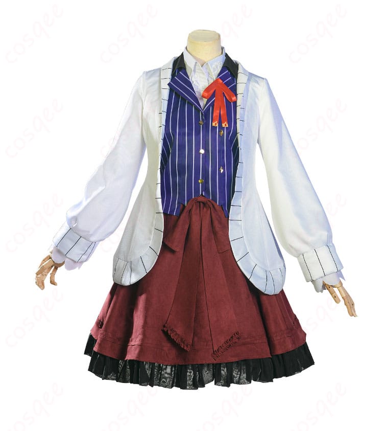 時空の絵旅人 コスプレ衣装 コート&ベスト 正面ディテール|忠実再現