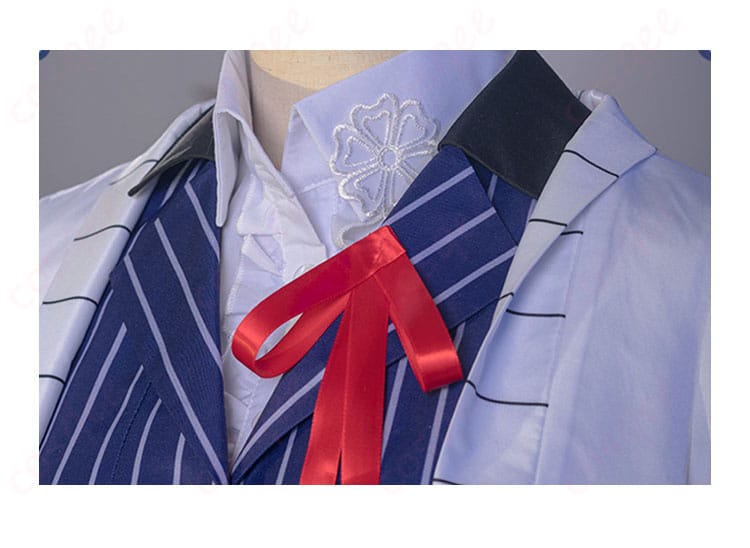 時空の絵旅人 コスプレ衣装 衿元装飾 刺繍アップ|細部までこだわり