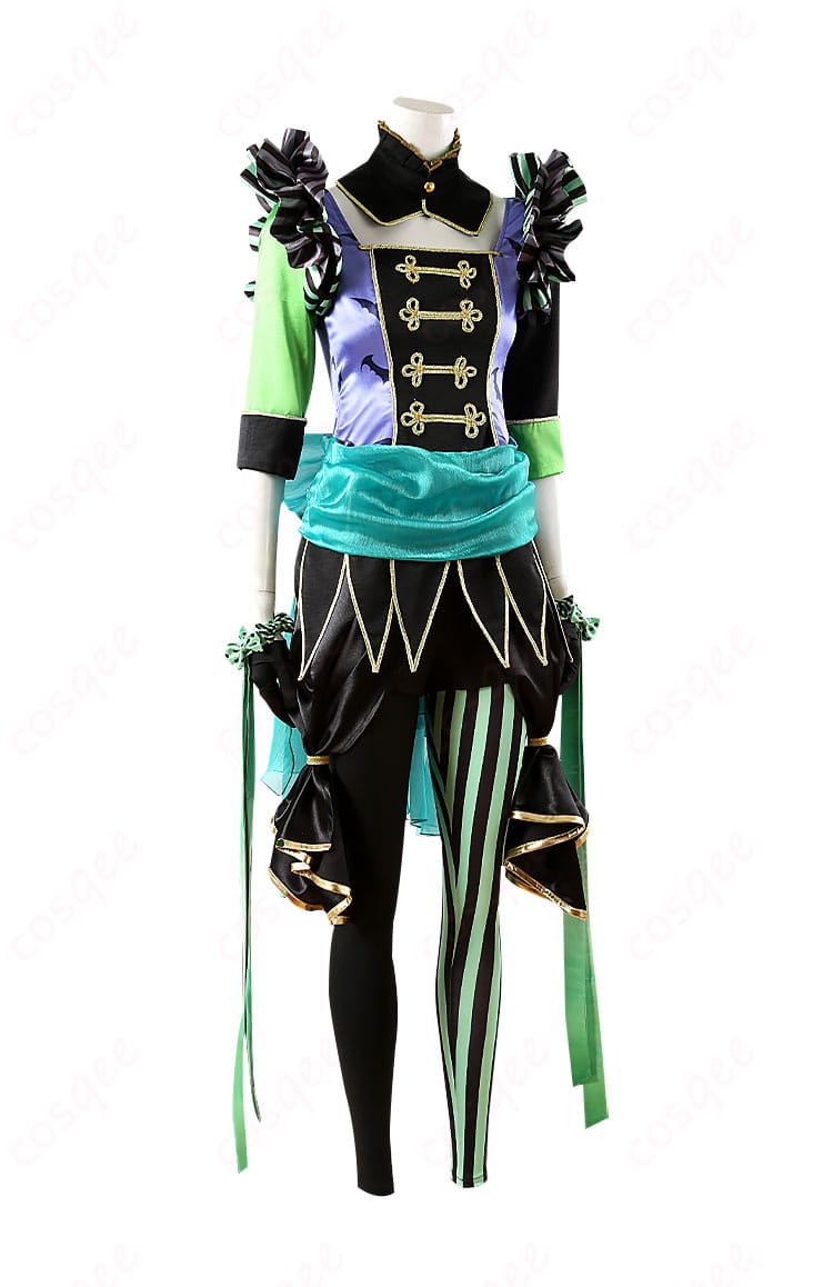 ツイステ リリア・ヴァンルージュ コスプレ衣装 側面シルエット 高再現度ディテール