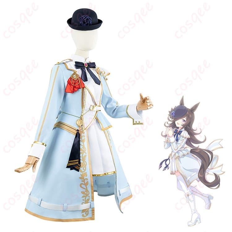 ウマ娘 ライスシャワー スノーウィ・インテグレティ コスプレ衣装 上品ゴシックで写真映え・イベント快適 - 2枚目の画像