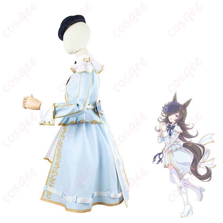 ウマ娘 ライスシャワー スノーウィ・インテグレティ コスプレ衣装 上品ゴシックで写真映え・イベント快適 - 4枚目の画像