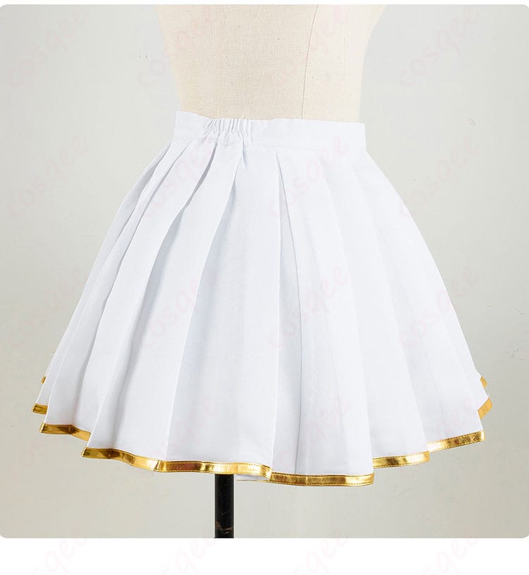 ウマ娘 ライスシャワー スカート拡大|多層フリルと雪モチーフ柄の忠実再現