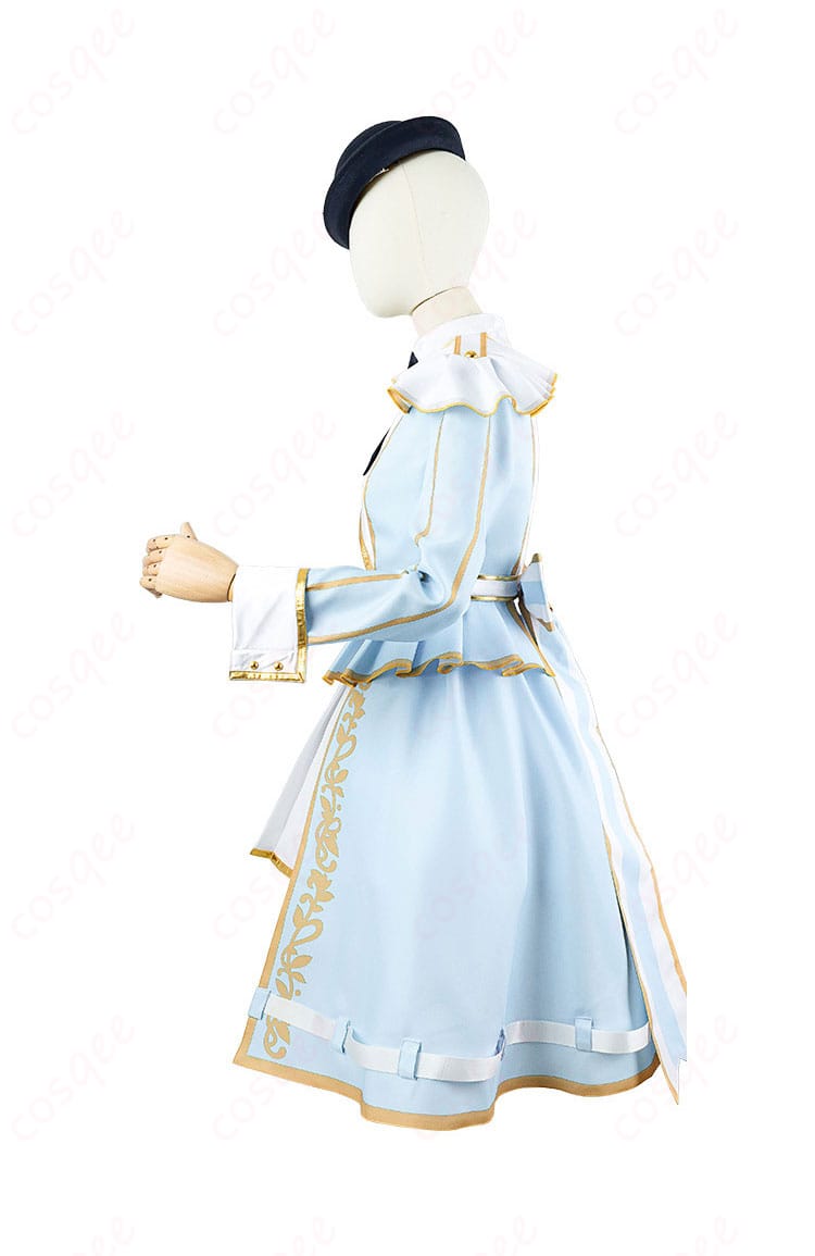 ウマ娘 プリティーダービー コスプレ衣装 左サイドディテール|スカート&腰飾りの立体感