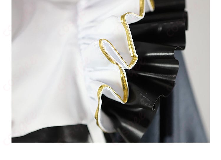 NIKKE ブラン コスプレ衣装(ビューティフルデイズ)肩飾り細部。条紋デザインが映える高品質コスプレ通販!