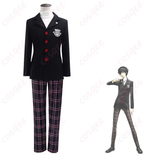 ペルソナ5 雨宮蓮 ジョーカー コスプレ衣装 黒コートセット｜動きやすく写真映えする定番スタイル