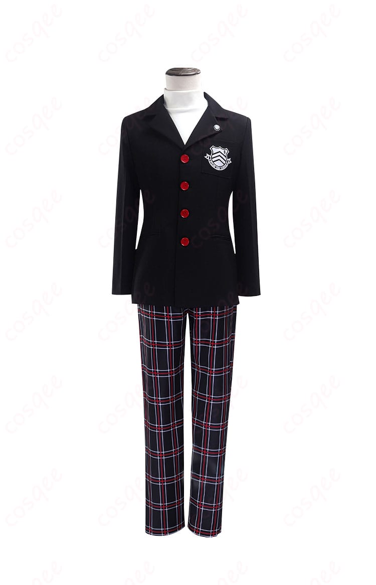 ペルソナ5 雨宮蓮 コスプレ衣装の正面図。細部まで忠実再現、コスプレ通販はCOSCLT