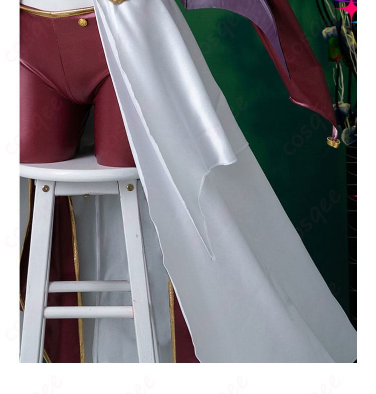 柊うてな コスプレ衣装 衣摆の細部。軽やかな仕上がりで長時間着用も快適