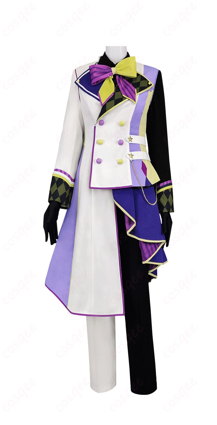 プロジェクトセカイ 神代類 コスプレ衣装 正面からの画像。忠実再現されたディテールが特徴です。