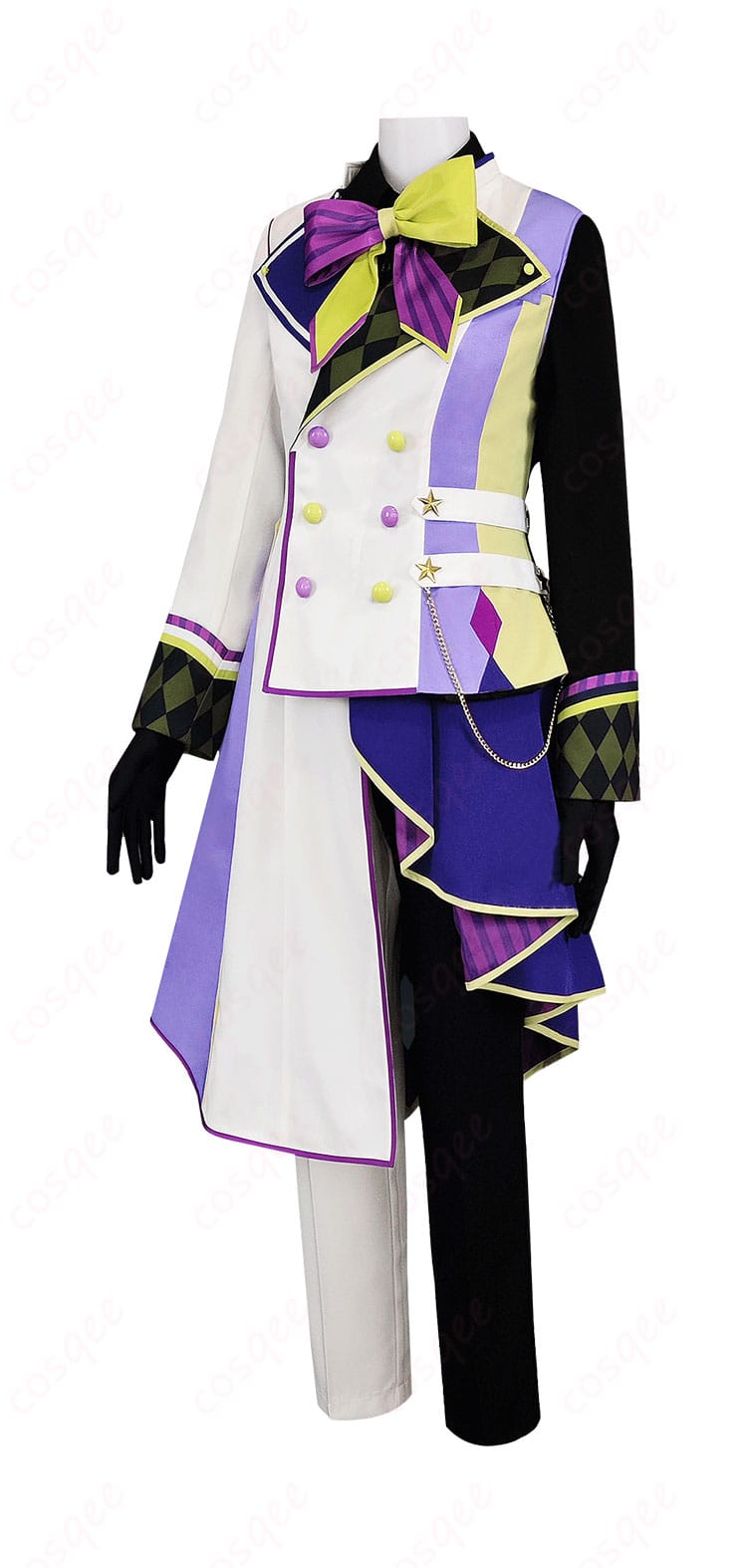 神代類 コスプレ衣装の上衣の側面。シンプルで美しいラインが際立つデザイン。