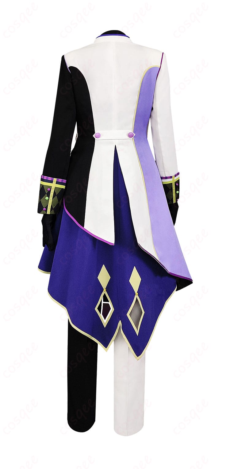 神代類 コスプレ衣装上衣の背面。キャラクターの特徴的なデザインをしっかり再現。