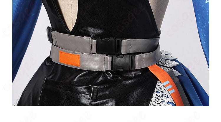 Tower of Fantasy メリル コスプレ衣装 腰部ベルト装飾詳細|腰回りの細かいディテール、リアルなベルト装飾