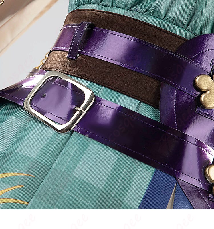 ウエストベルトの細部画像。ベルトのディテールまで再現。