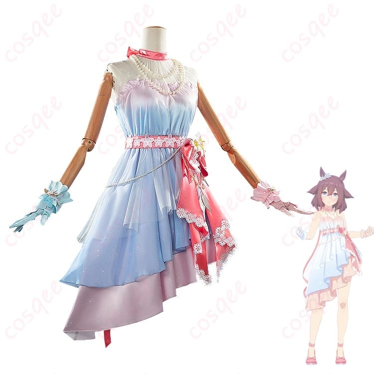 ウマ娘 サクラチヨノオー Fleur Enneigée ダンス衣装 コスプレ｜華やかで写真映えする上品スタイル - 2枚目の画像