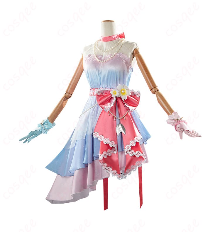 ウマ娘 サクラチヨノオー コスプレ衣装の左側面画像。コスプレ通販で手に入る美しいラインをお見逃しなく。