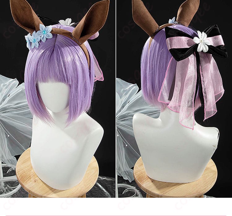 ヘアアクセサリーの細部画像。ウマ娘 コスプレ通販だからこそ手に入る美しい髪飾りをご確認ください。