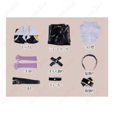 ほしな歌唄 ブラックダイヤモンド風コスプレ衣装｜光沢感とアクセ付で舞台・撮影が映える - 4枚目の画像（サムネイル）