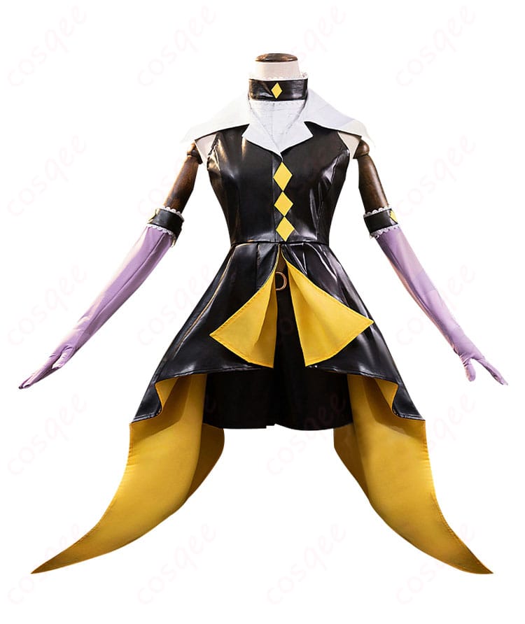 しゅごキャラ! ブラックダイヤモンド ほしな歌唄 コスプレ衣装 正面全体画像|忠実再現のデザインをチェック