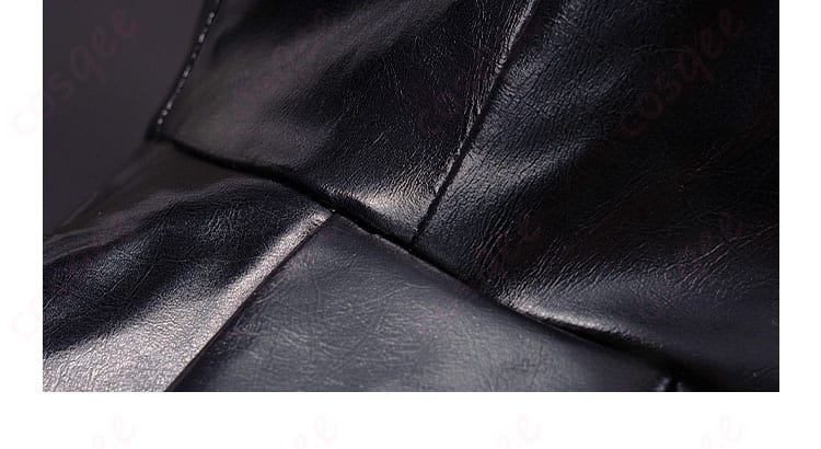 しゅごキャラ! ブラックダイヤモンド ほしな歌唄 コスプレ衣装 腰部分アップ|ベルトや布の重なりにも注目