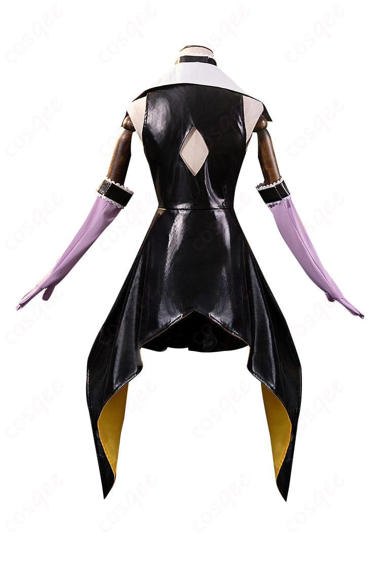 しゅごキャラ! ブラックダイヤモンド ほしな歌唄 コスプレ衣装 背面画像|バックデザインも高再現度