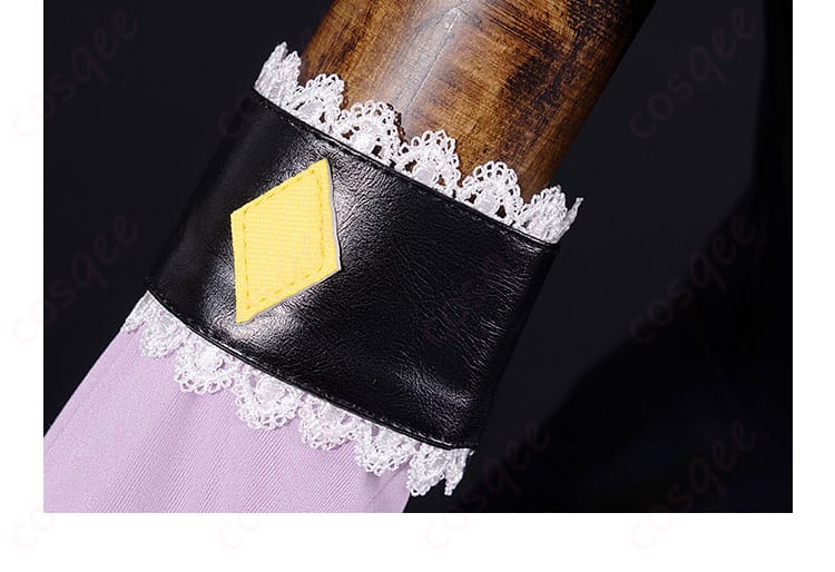 しゅごキャラ! ブラックダイヤモンド ほしな歌唄 コスプレ衣装 手袋の装飾ディテール|ステージ映えする細かい演出