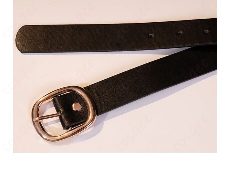 しゅごキャラ! ブラックダイヤモンド ほしな歌唄 コスプレ衣装 ベルトのディテール|腰まわりのアクセサリーにもこだわり