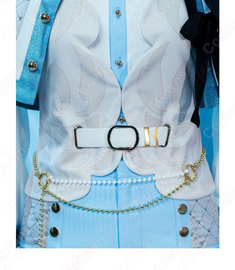 コスプレ衣装 TRIP衣装 パンツ背面 ポケット部分の縫製と装飾写真