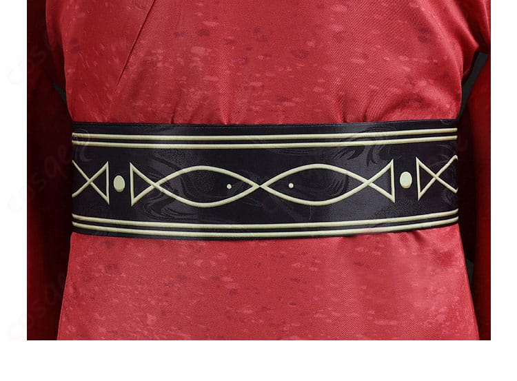 ハイキュー!! 孤爪研磨 コスプレ衣装 ベルト装飾ディテール。腰周りの再現度に注目!