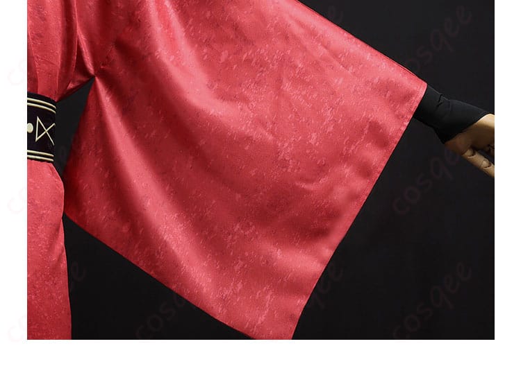 ハイキュー!! 孤爪研磨 コスプレ衣装 袖正面ディテール。シンプルながらも忠実な縫製ライン。