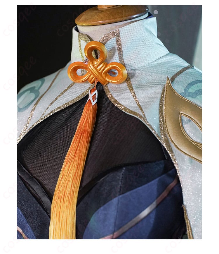 閑雲 コスプレ衣装 フロント襟元装飾のディテールアップ