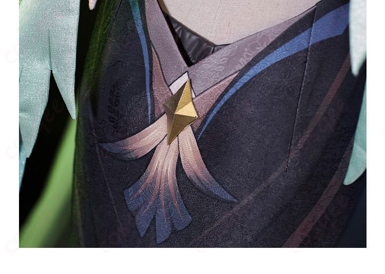 原神 閑雲 コスプレ衣装 各装飾パーツの繊細な作り込み