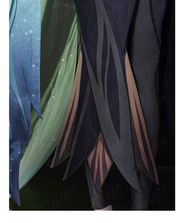 閑雲 コスプレ衣装 サイドスカート部分の装飾ディテール