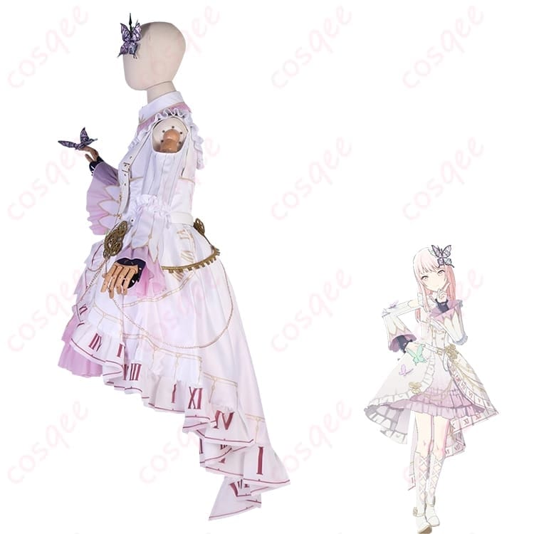 プロセカ 暁山瑞希 Trail of Butterflies コスプレ衣装 華やかで写真映えする蝶モチーフ - 2枚目の画像