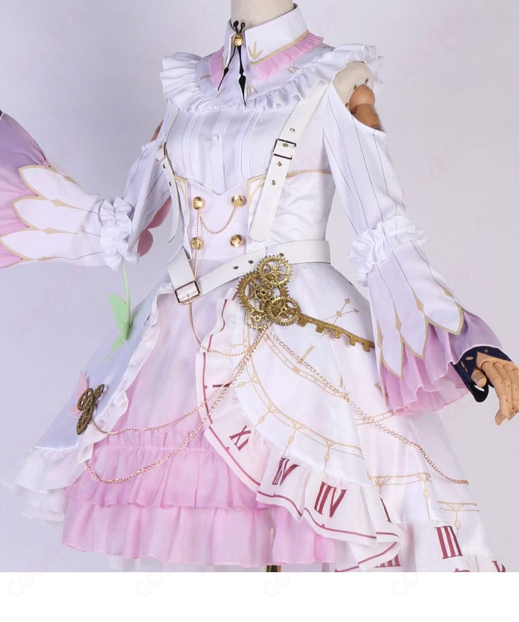 暁山瑞希 コスプレ衣装 右側アングル|立体感のあるディテールが際立つ角度